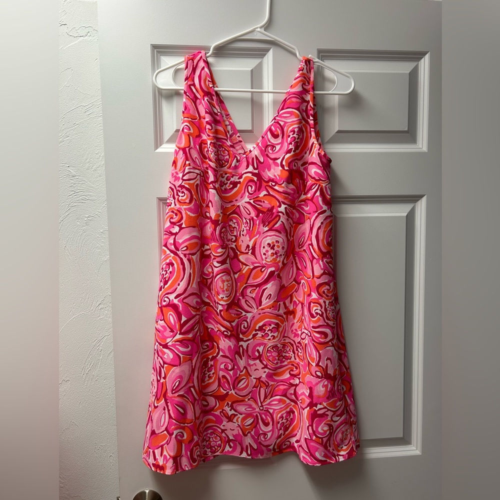 Lilly Pulitzer Calissa Pink Pout Mango Salsa, Size 4